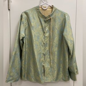 Traditional Chinese style silk blouse Size xl